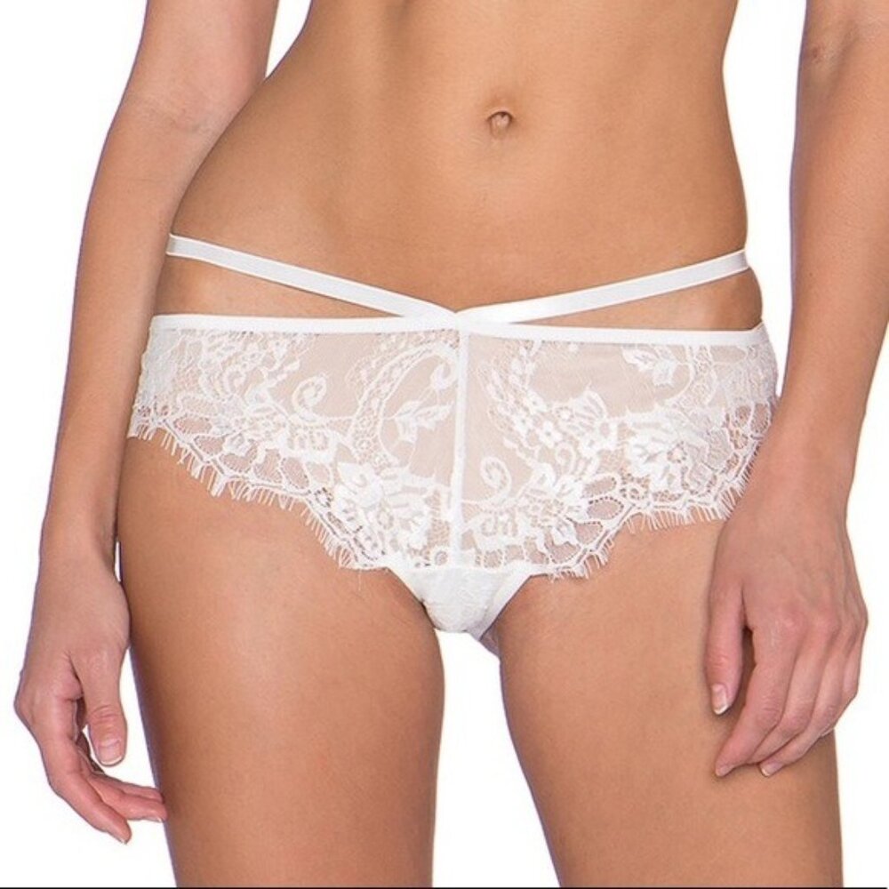 NWT Stylestalker Safia Brief Lace Underwear in White